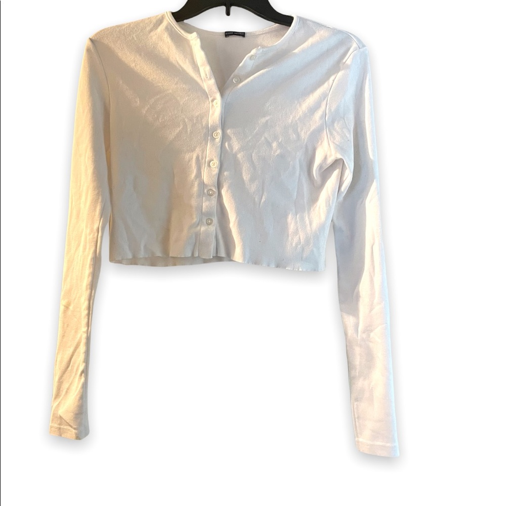 Brandy Melville Long Sleeve Button Down Top